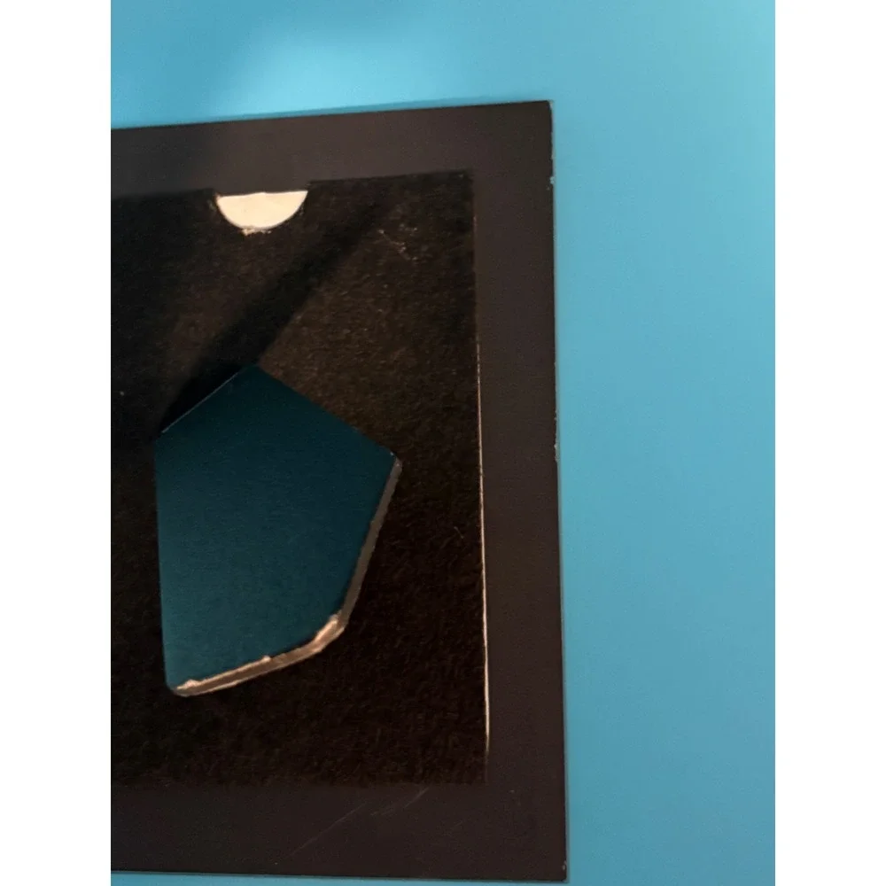 Beveled Mirror Picture Frame 5x7 Glass Hollywood Regency Glam Tabletop 9x7 Large